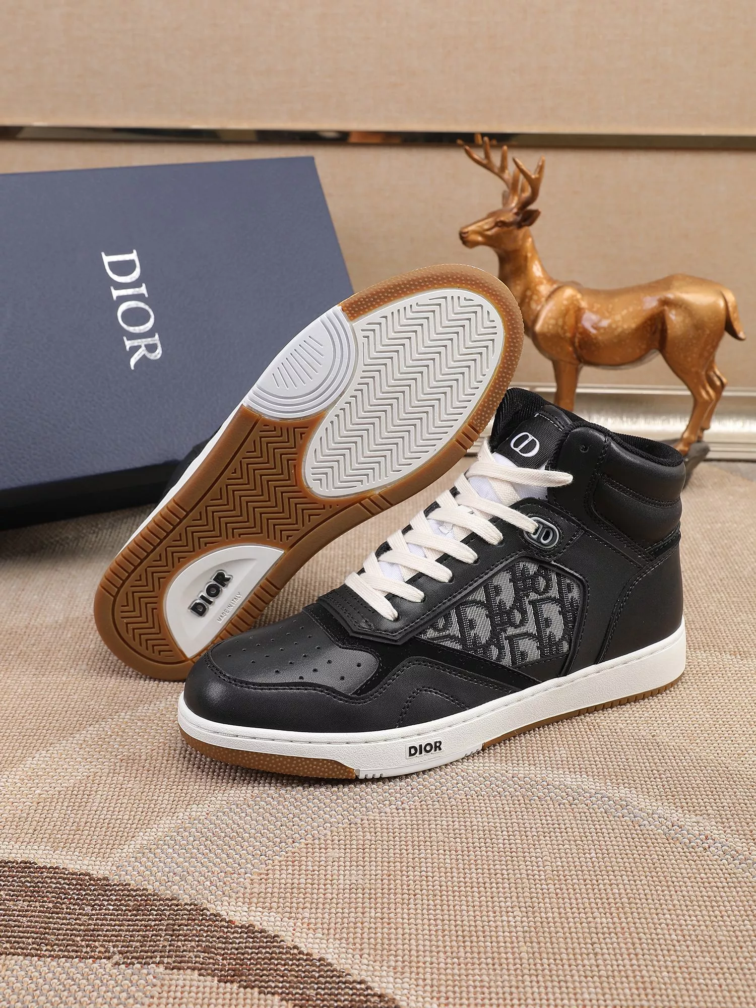 christian dior high top chaussures pour homme s_12ba1613